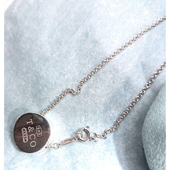 Rare & Fabulous Tiffany & Co 1837 Collection Floating Round Concave Necklace COA - Picture 3 of 8